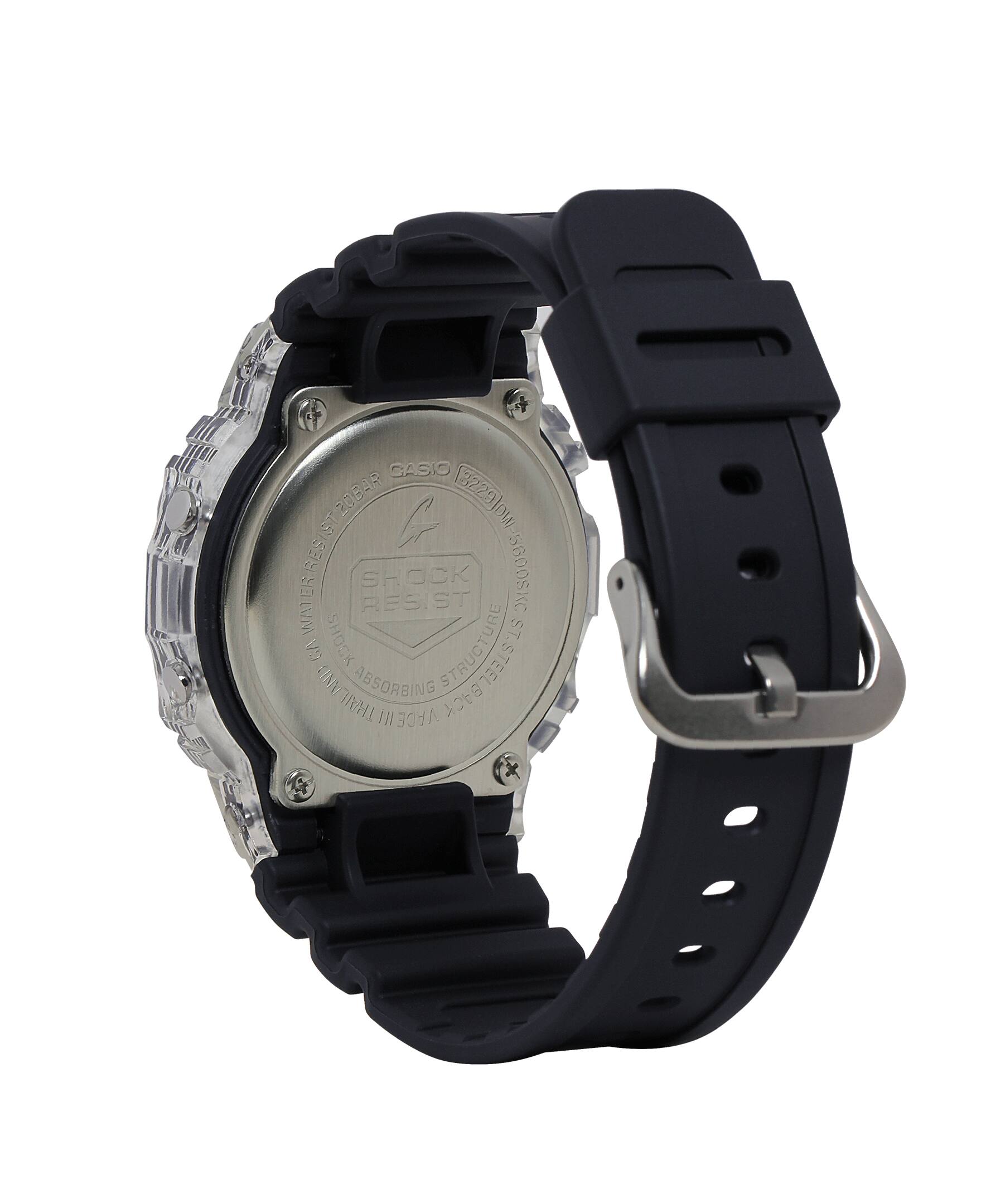 DW5600SKC1 Transparent Digital Color Watch GSHOCK CASIO