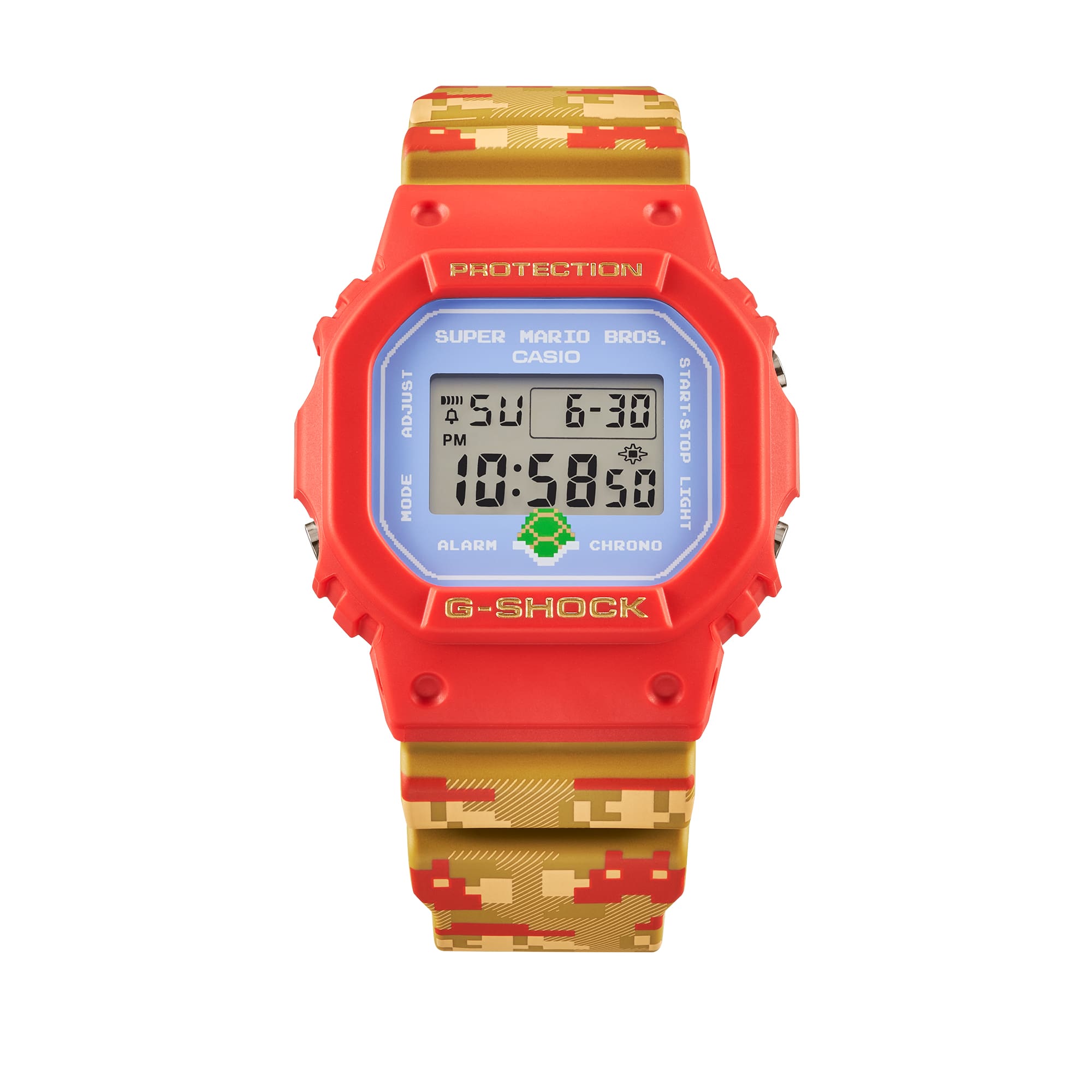 DW5600SMB-4 | SUPER MARIO BROS. Red G-SHOCK Watch | CASIO