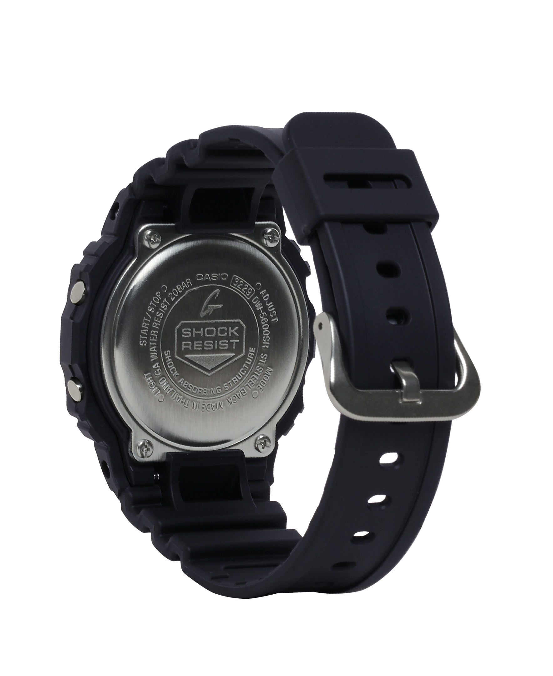 DW5600SR-1 | Black Digital Watch - G-SHOCK | CASIO