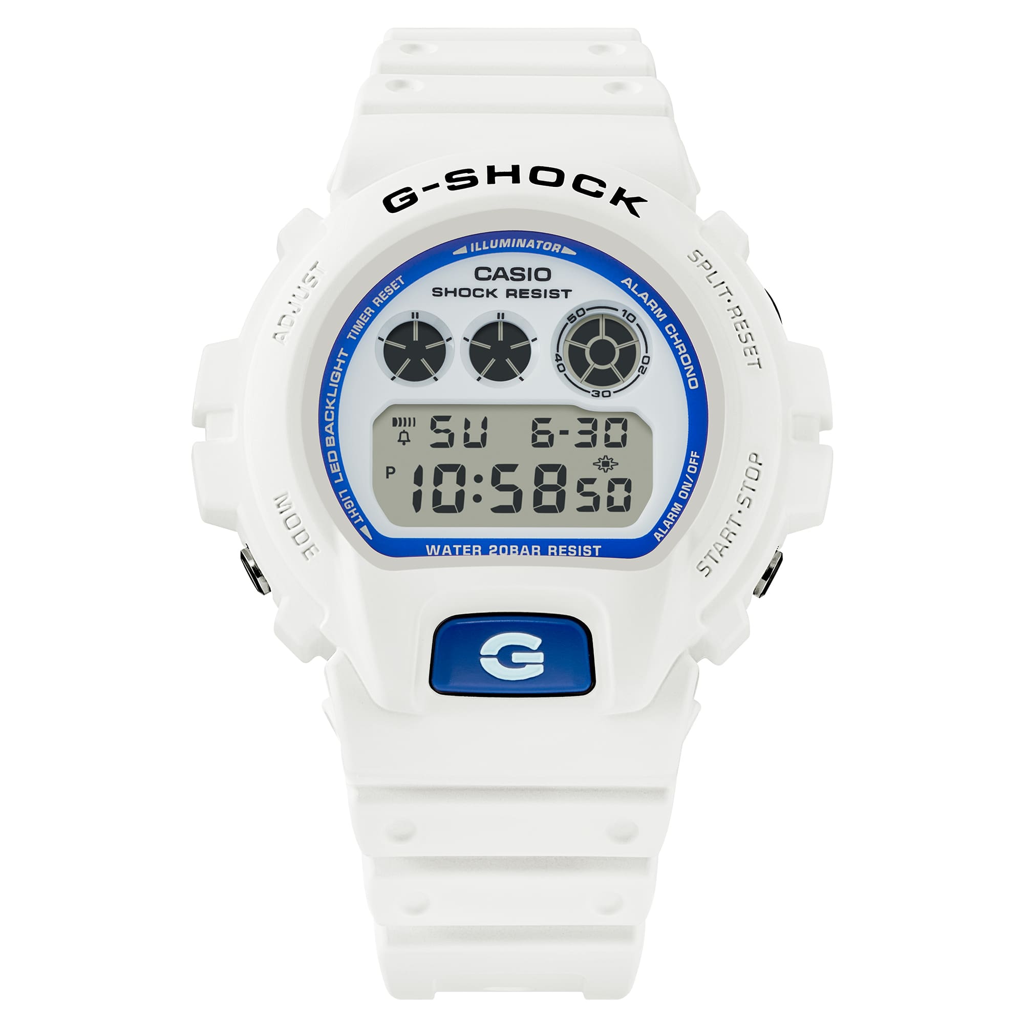 DW6900HDS-7 | G-SHOCK DIGITAL White | CASIO