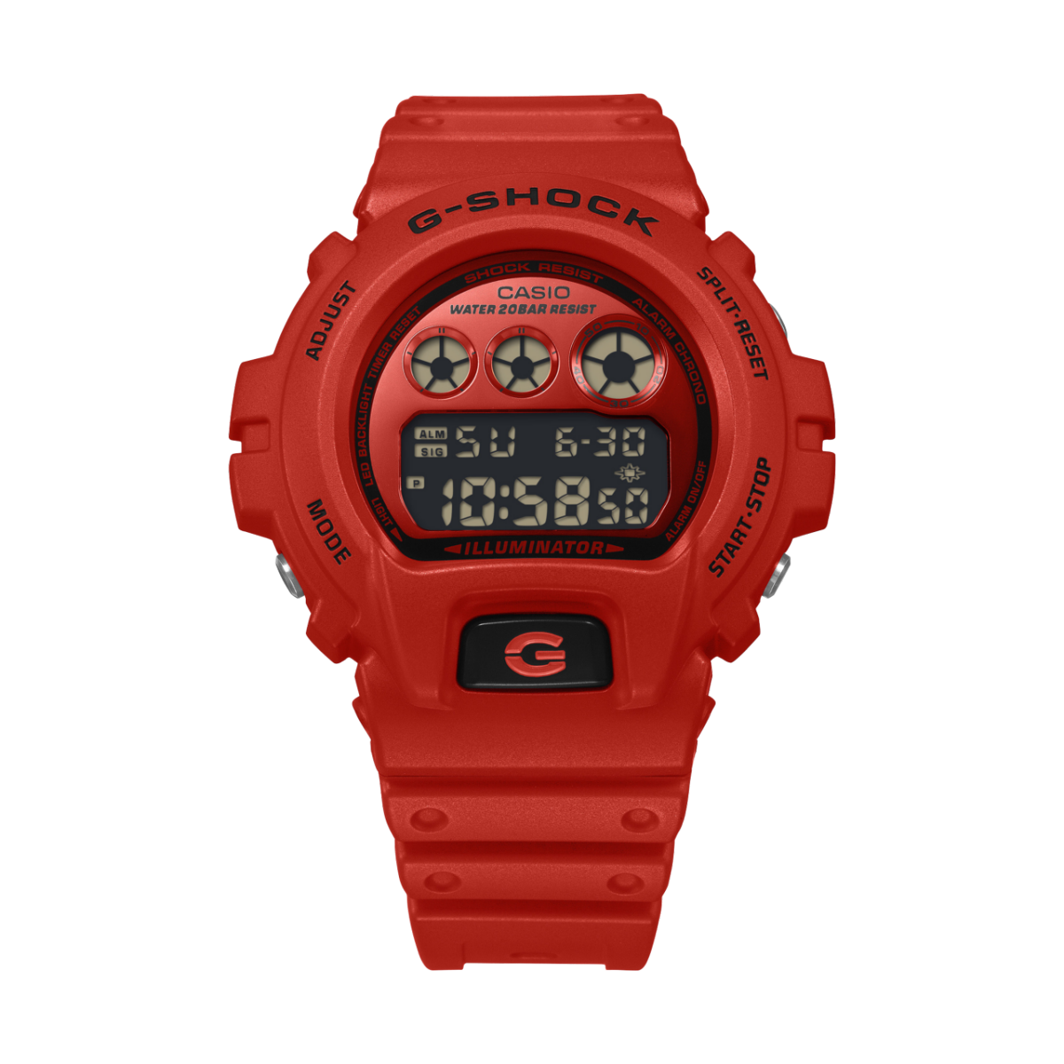 DW6900RRB-4 | G-SHOCK DIGITAL Red | CASIO