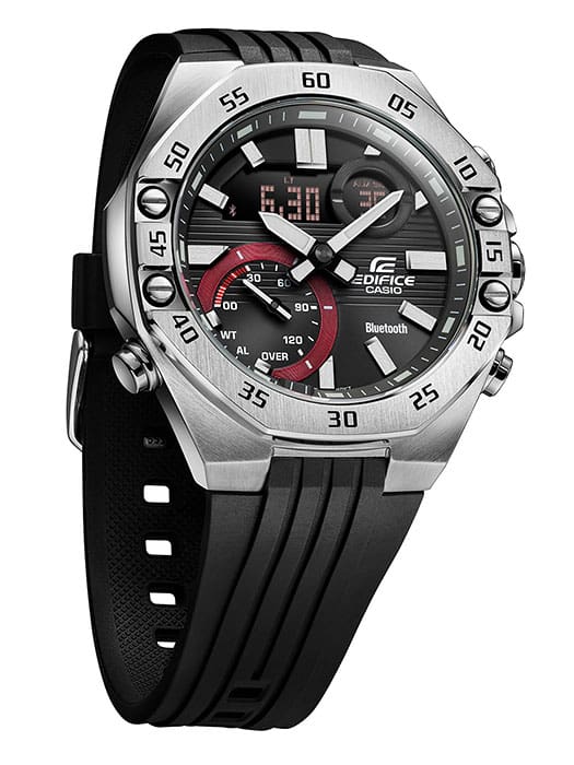 ECB-10YP-1AJF サファイア　Bluetooth 美品 ECB10P-1A | EDIFICE Smartphone Link Model Silver | CASIO