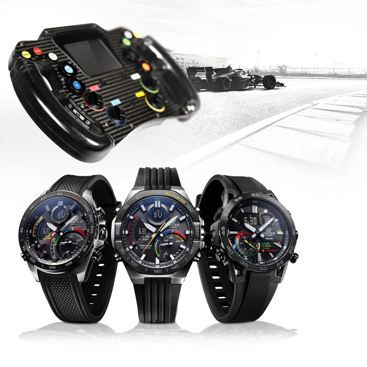 Gショック エディフィス ECB-950YMP-1AJF ECB950MP-1A | EDIFICE racing multicolor timepiece.