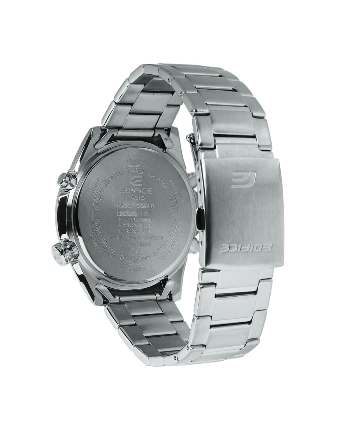 CASIO EDIFICE ステンレススチール 時計 Casio Edifice Tough Solar EQB-510 Bluetooth Steel Watch In