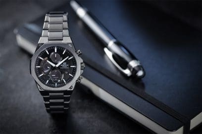 EFSS570DC-1A | Edifice Slim Line Solar Powered Chronograph with