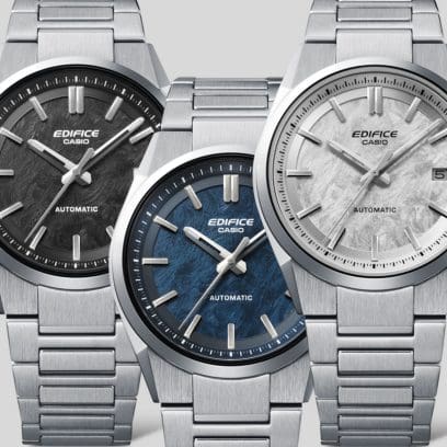 EFK-110D-1A Textured dial crafted with a special electroforming technique