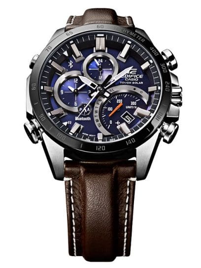 D*l様 EDIFICE EQB-S01XBR-1AJF ブラックラバーベルト EDIFICE（CASIO） CASIO EDIFICE カシオ エディフィス 純正
