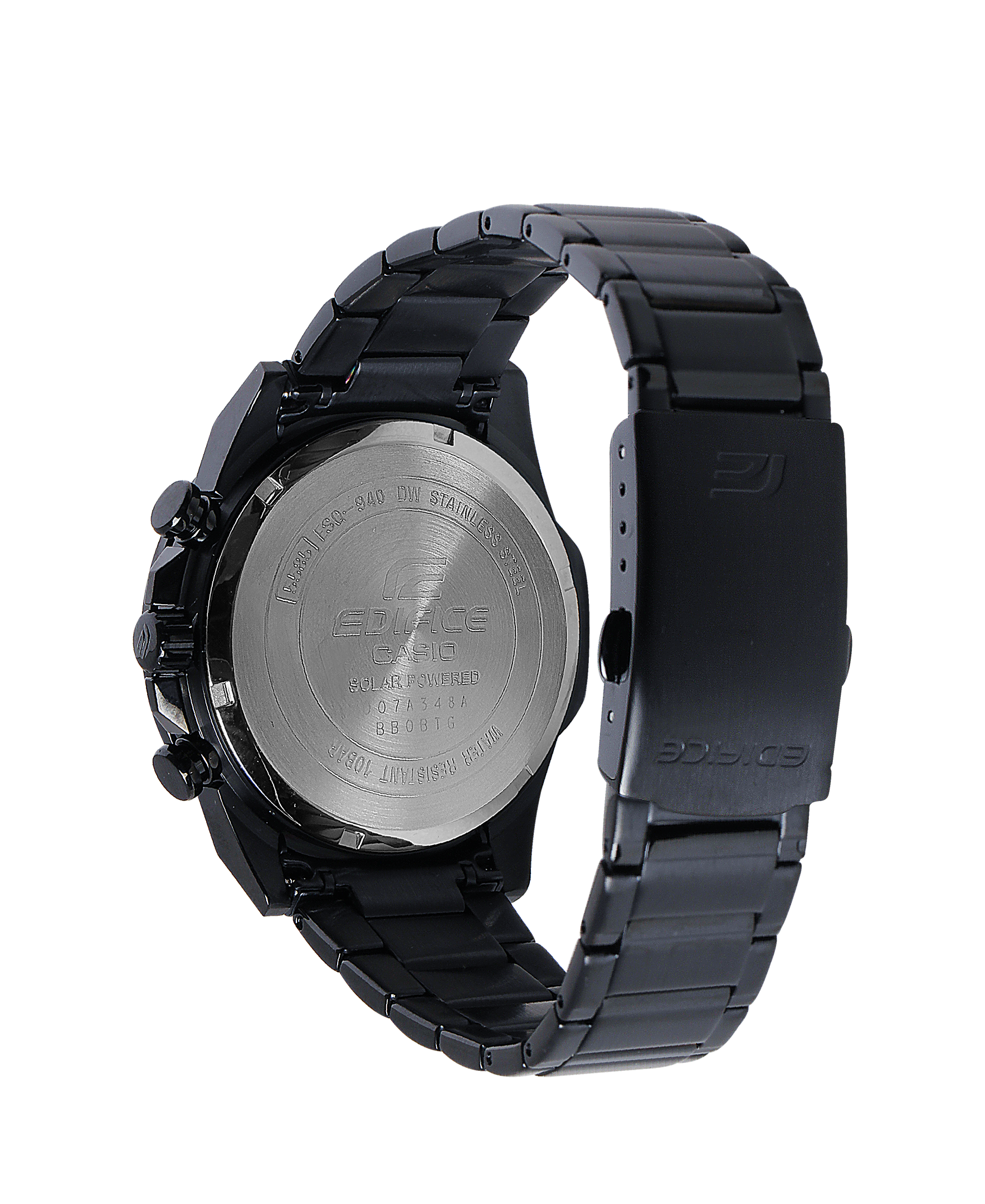 EQS940DC-1AV | EDIFICE Solar Powered Chronograph Black | CASIO