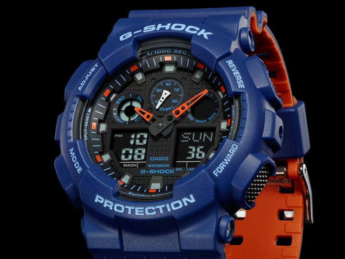CASIO G-SHOCK 本体GA-100L GA100L-2A | Magnetic Resistant G-SHOCK Analog Digital Watch