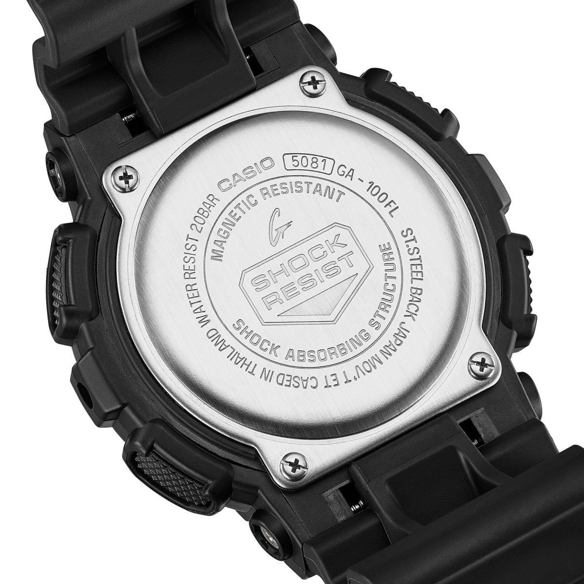 GA100FL-1A | G-SHOCK ANALOG-DIGITAL Black | CASIO