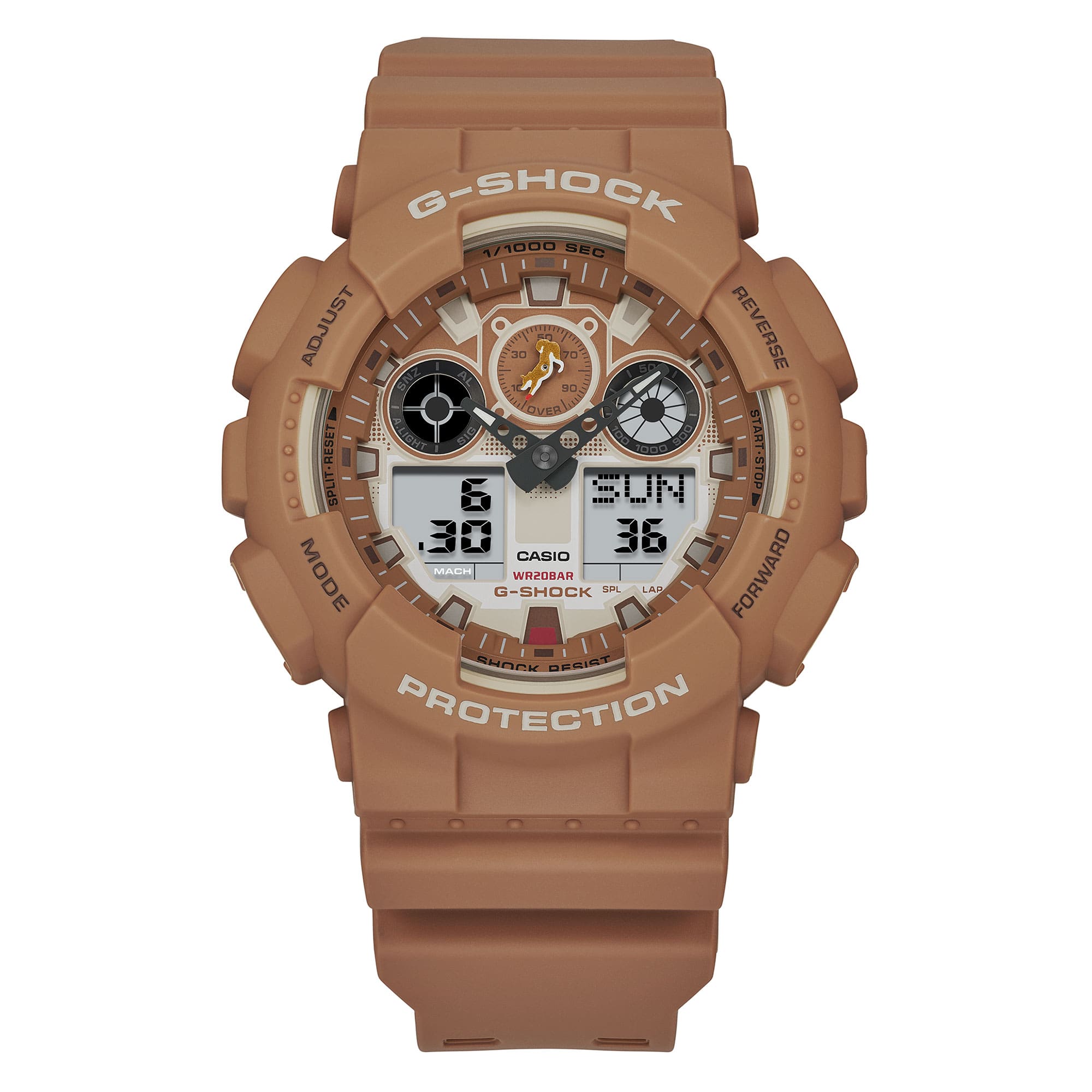 未使用 タグ付 GA-100SHB-5AJR G-SHOCK 柴犬 ブラウン GA-100SHB-5A_01.jpg