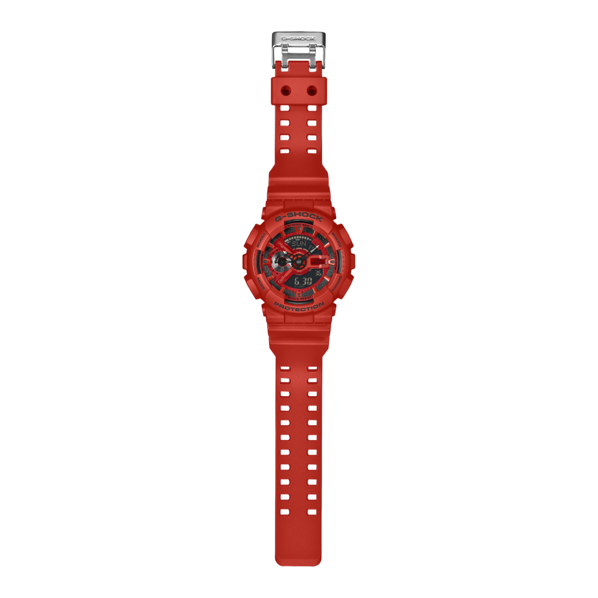 GA110RRB-4A | G-SHOCK ANALOG-DIGITAL Red | CASIO