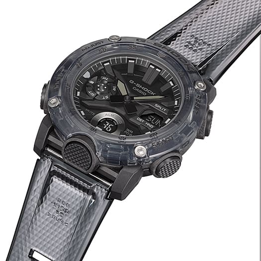 GA2000SKE-8A | Analog-Digital Black and Clear Men's Watch G-SHOCK