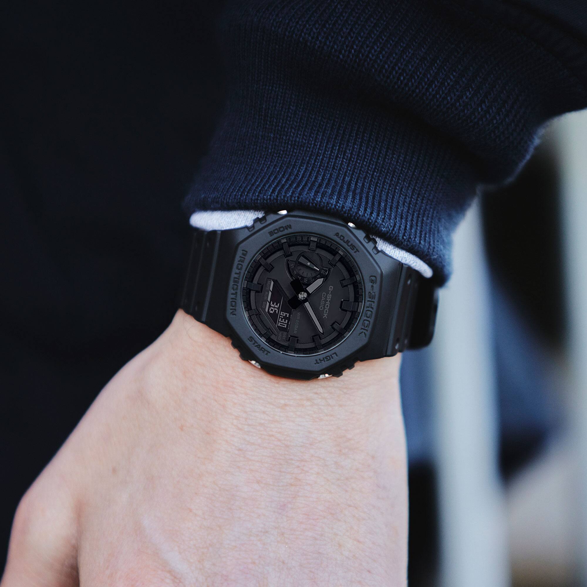 Additional different photograph showing Casio G-SHOCK GA-2100: how Carbon Core Guard made toughness slim