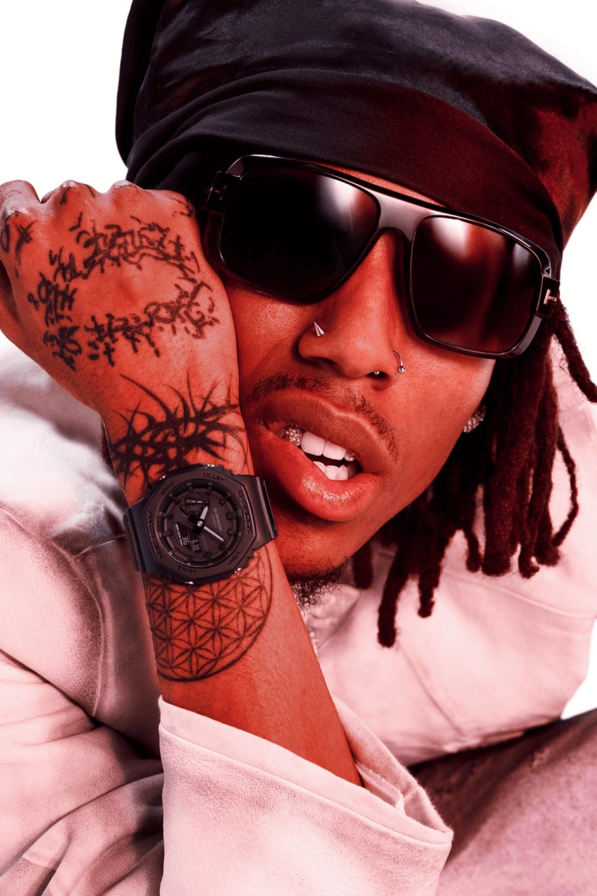 GA2100-1A1 | Monochrome Black Analog-Digital Watch | Casio G-SHOCK