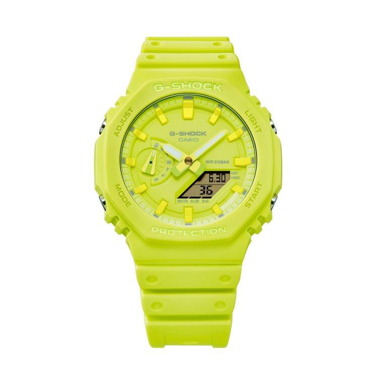 GA2100-9A9 | Yellow Analog-Digital G-SHOCK Watch | Casio G-SHOCK