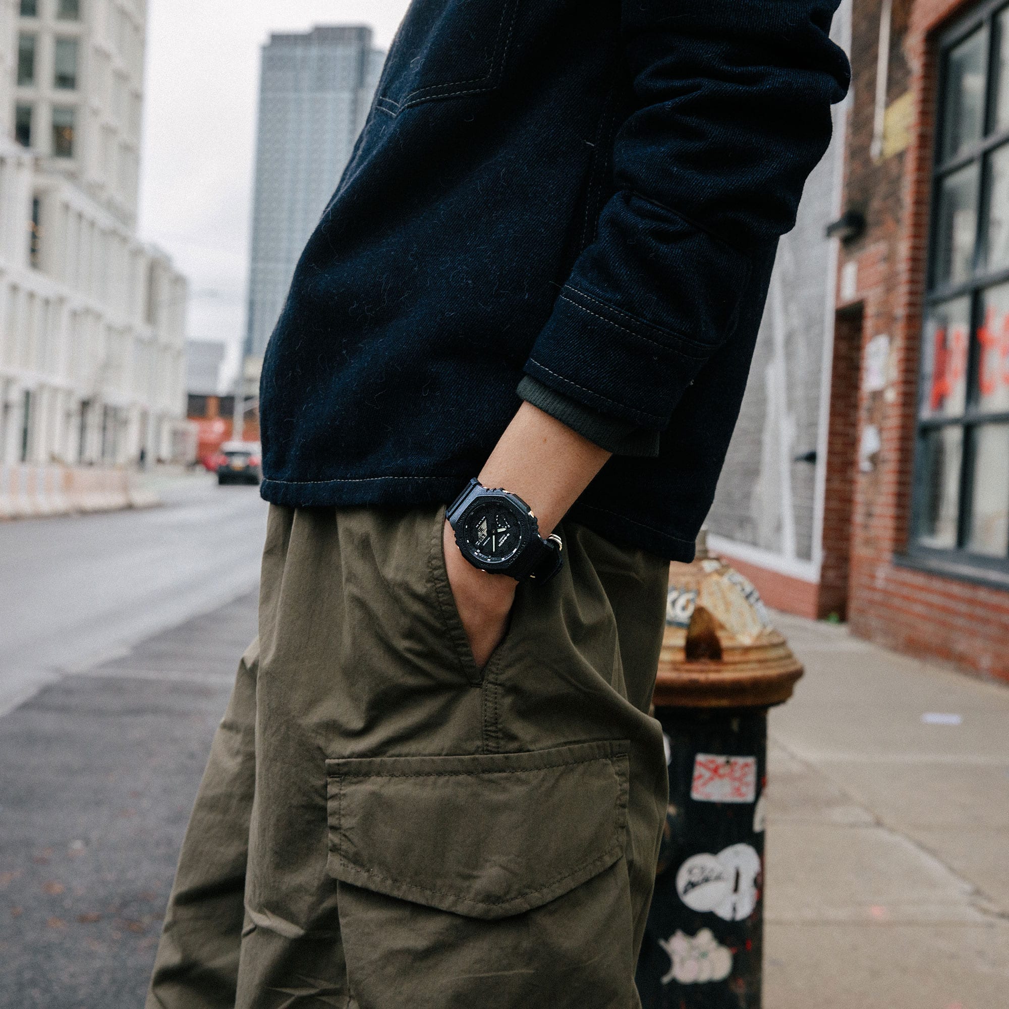 美品　G-SHOCK Gショック GA-2100BCE G-SHOCK gショック CASIO GA-2100BCE-1A 2100 Series オールブラック