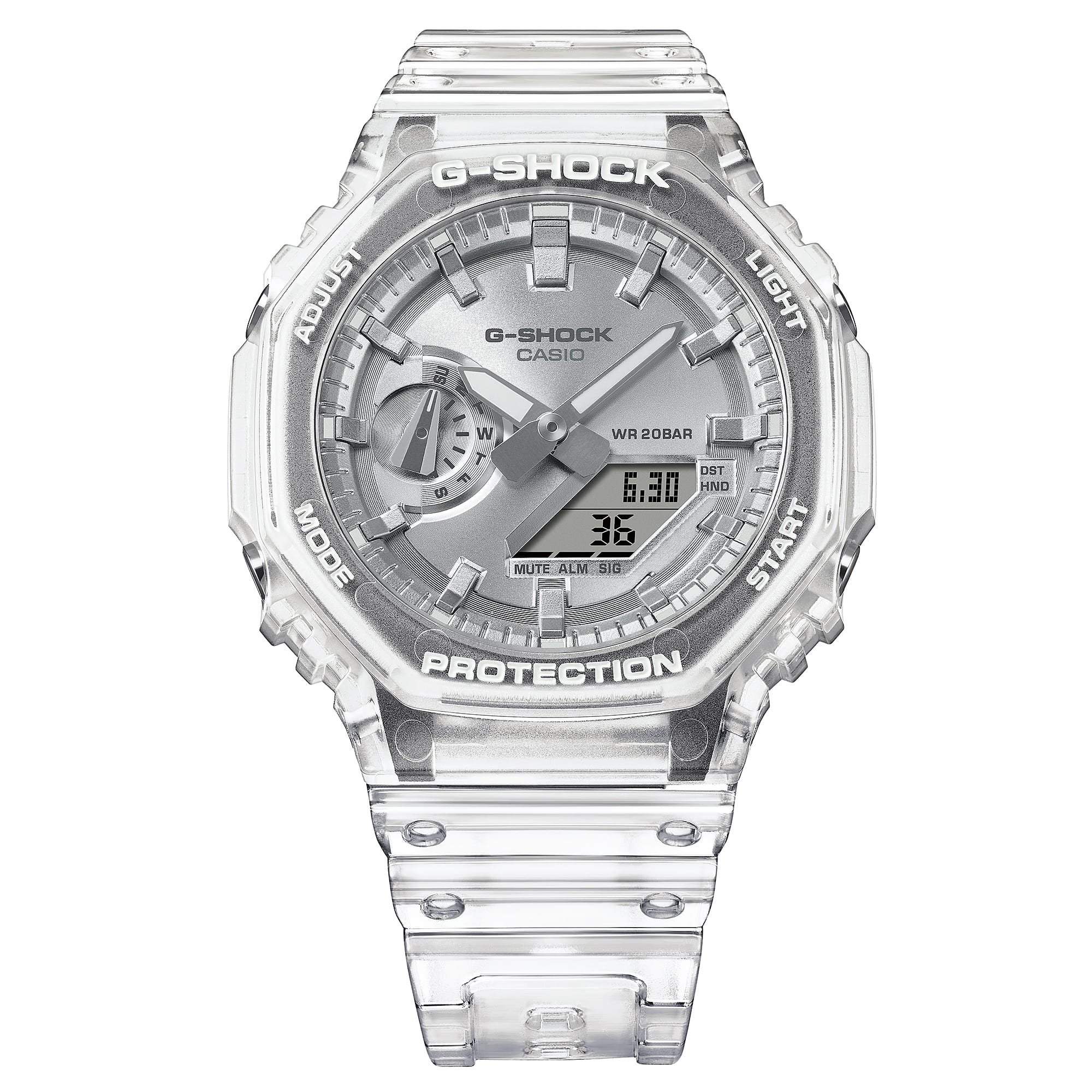 GA2100BM-7A8 | G-SHOCK ANALOG-DIGITAL Transparent color | CASIO