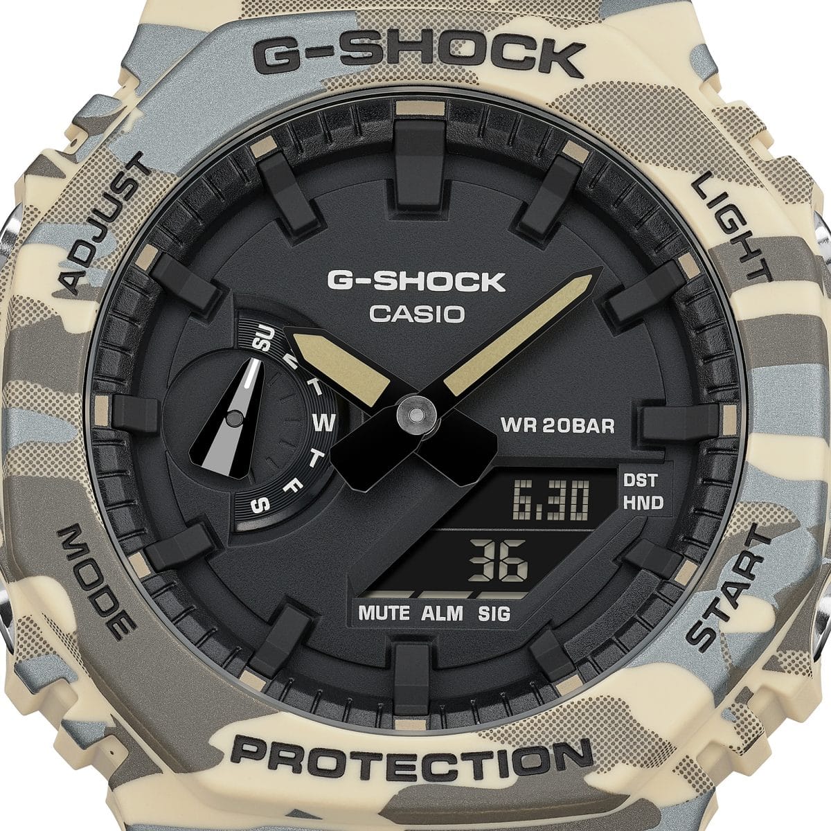 G-SHOCK GA-2100CM-5AJF カモフラージュ GA2100CM-5A | G-SHOCK ANALOG-DIGITAL Beige | CASIO
