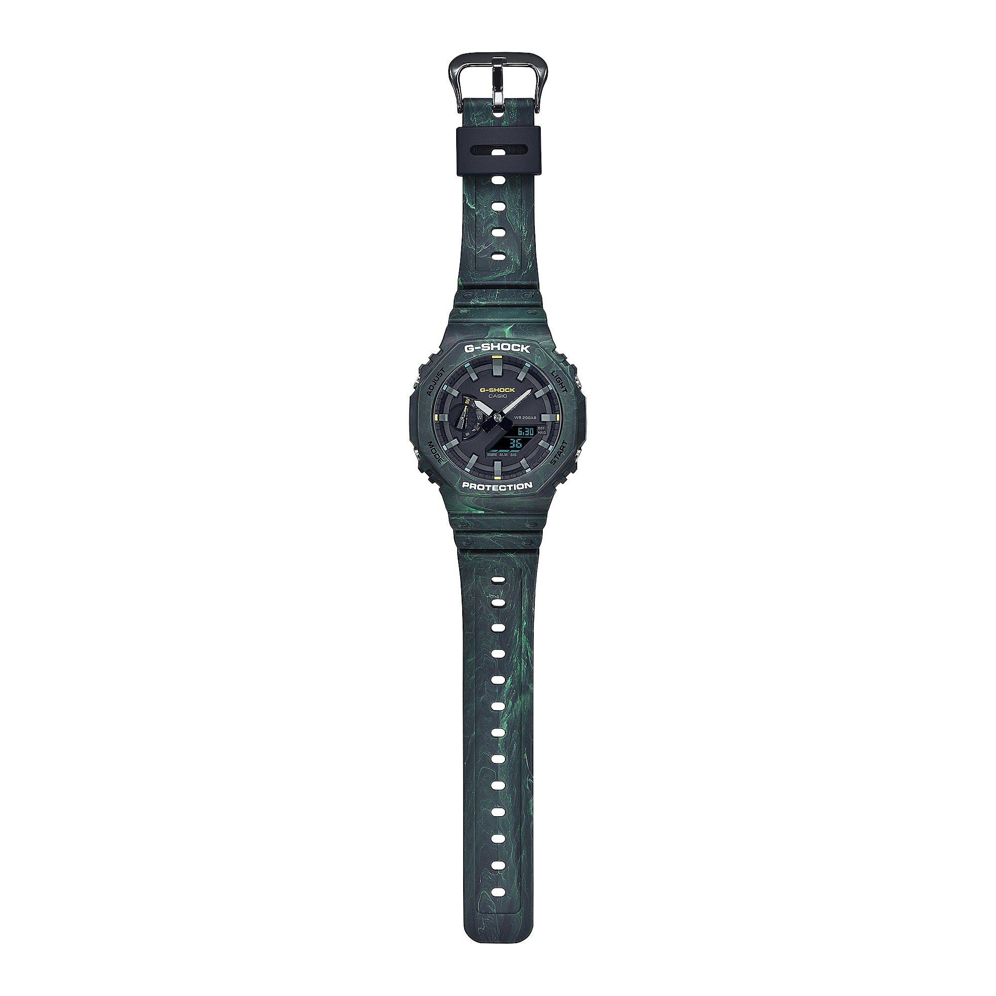 GA2100FR-3A | Green Analog-Digital Men's Watch - G-SHOCK | CASIO