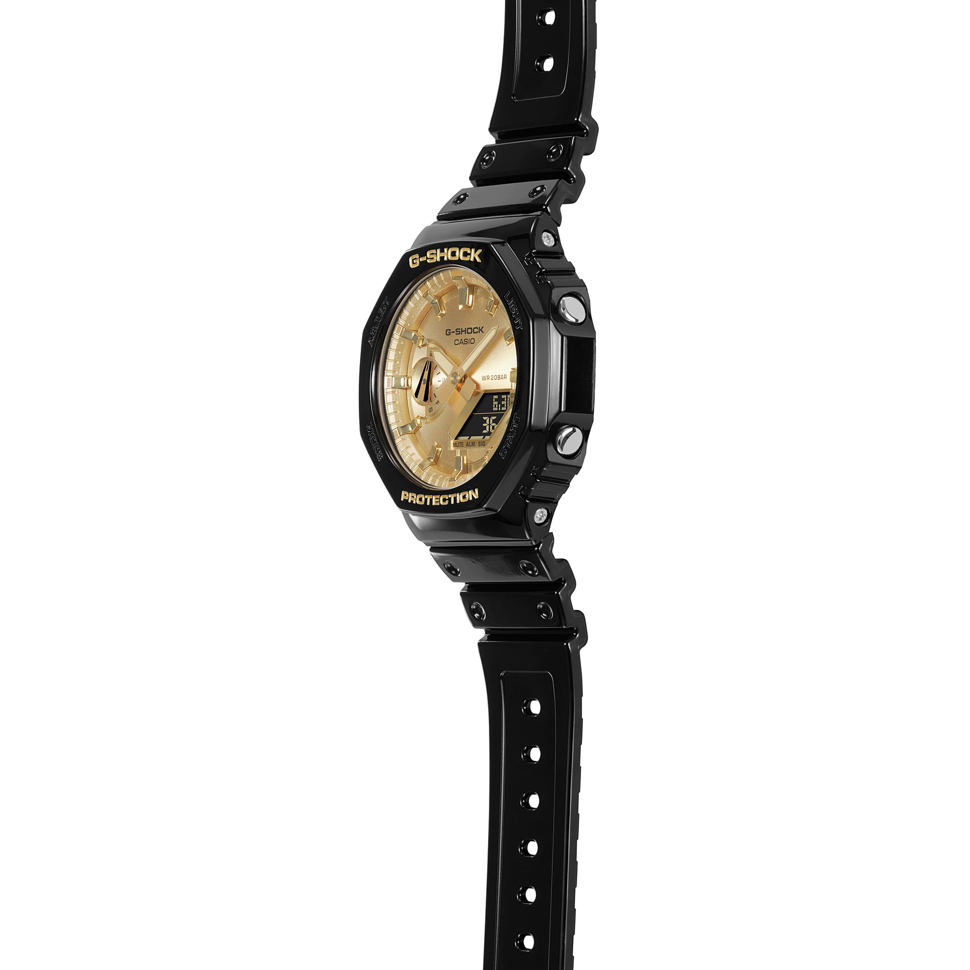 GA2100GB-1A | G-SHOCK 2100 Series Black | CASIO