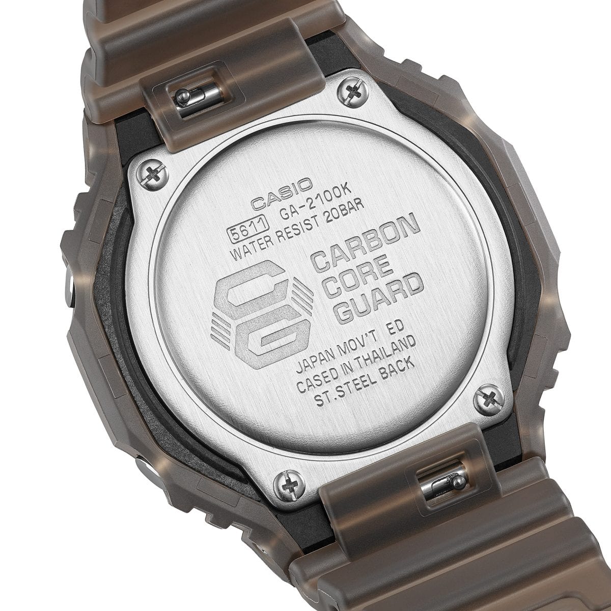 GA2100K-5A | G-SHOCK ANALOG-DIGITAL Transparent color | CASIO