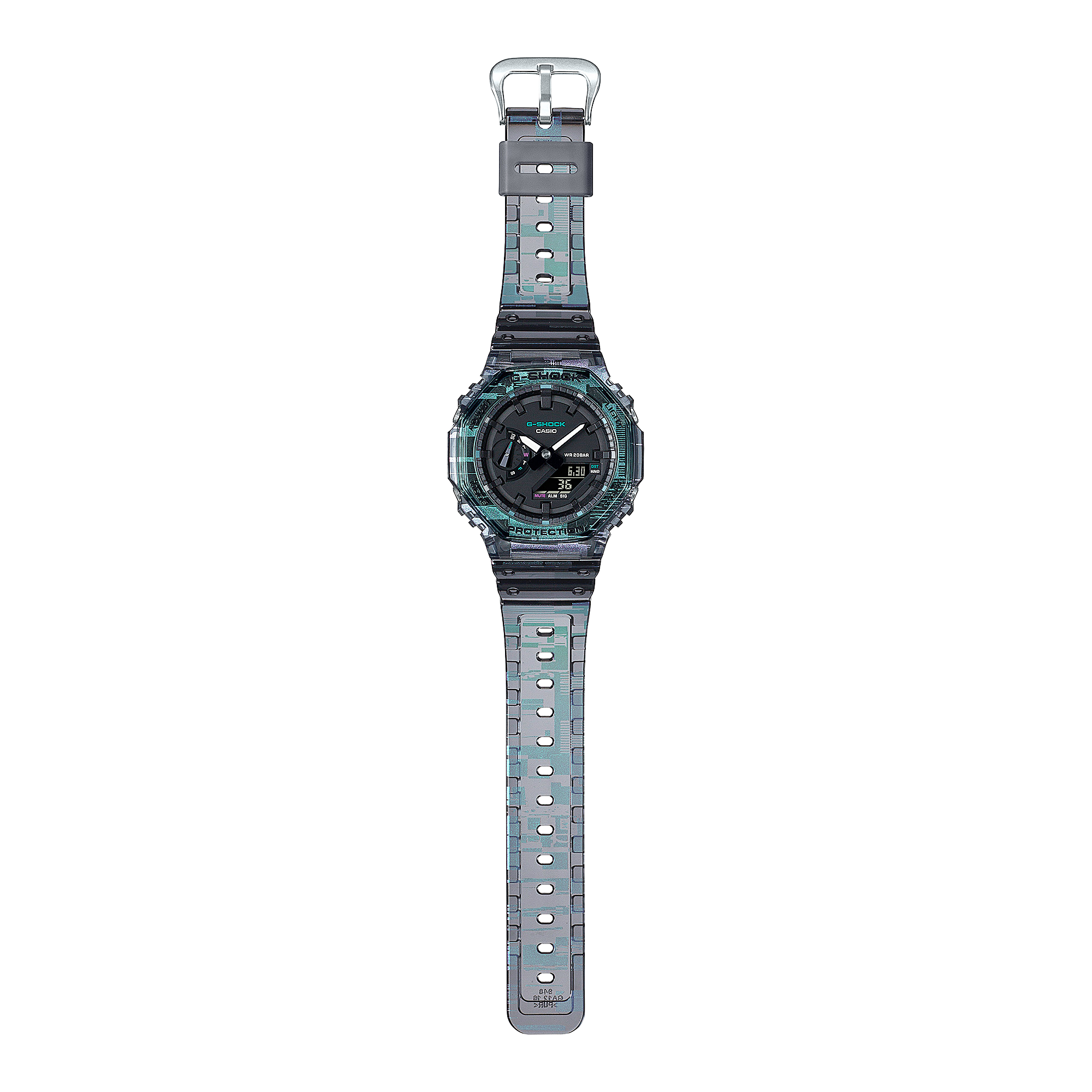 GA2100NN-1A | Transparent Analog-Digital Men's Watch - G-SHOCK | CASIO