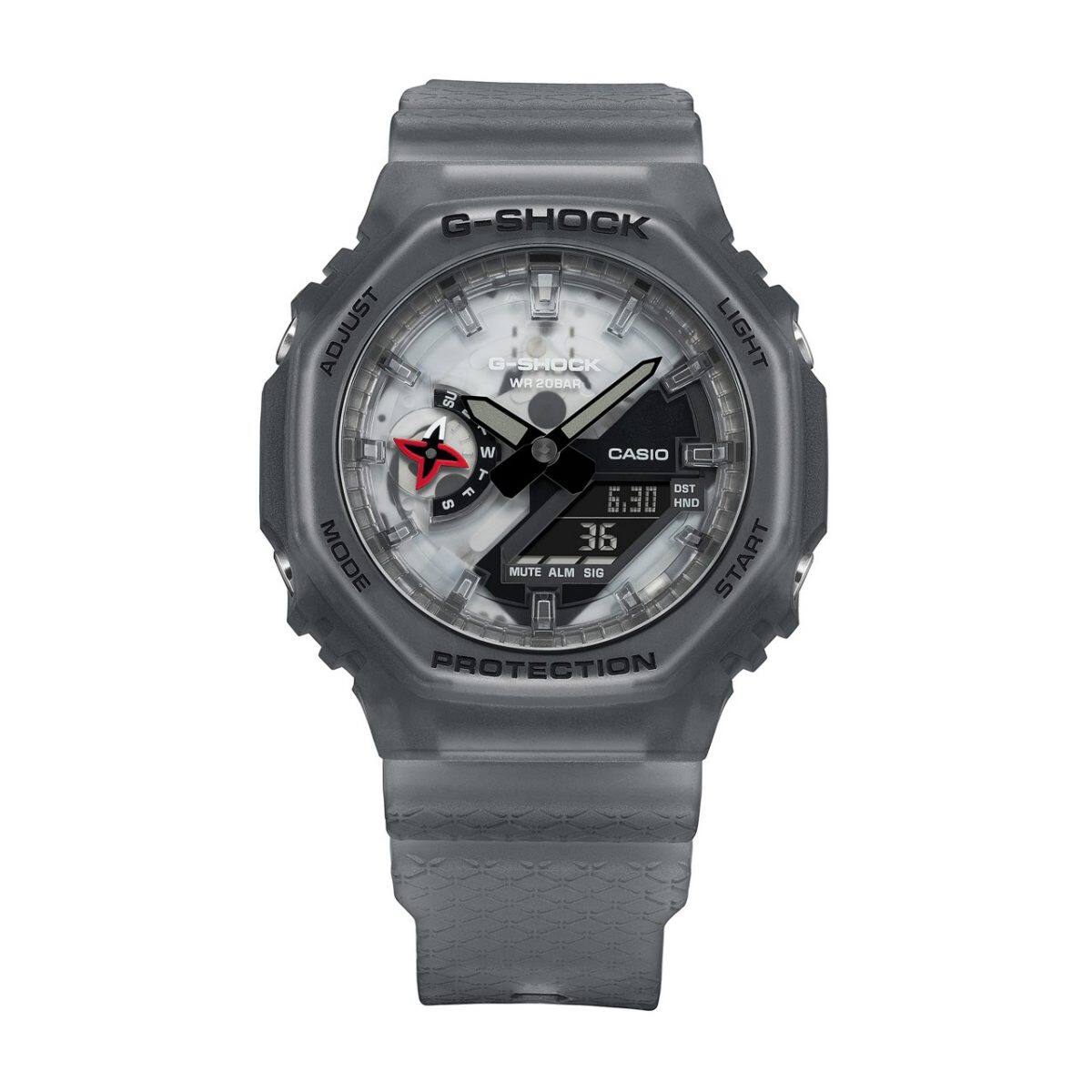 G-SHOCK GA-2100NNJ 腕時計 忍者 グレー GA2100NNJ-8A | G-SHOCK ANALOG-DIGITAL Transparent color | CASIO