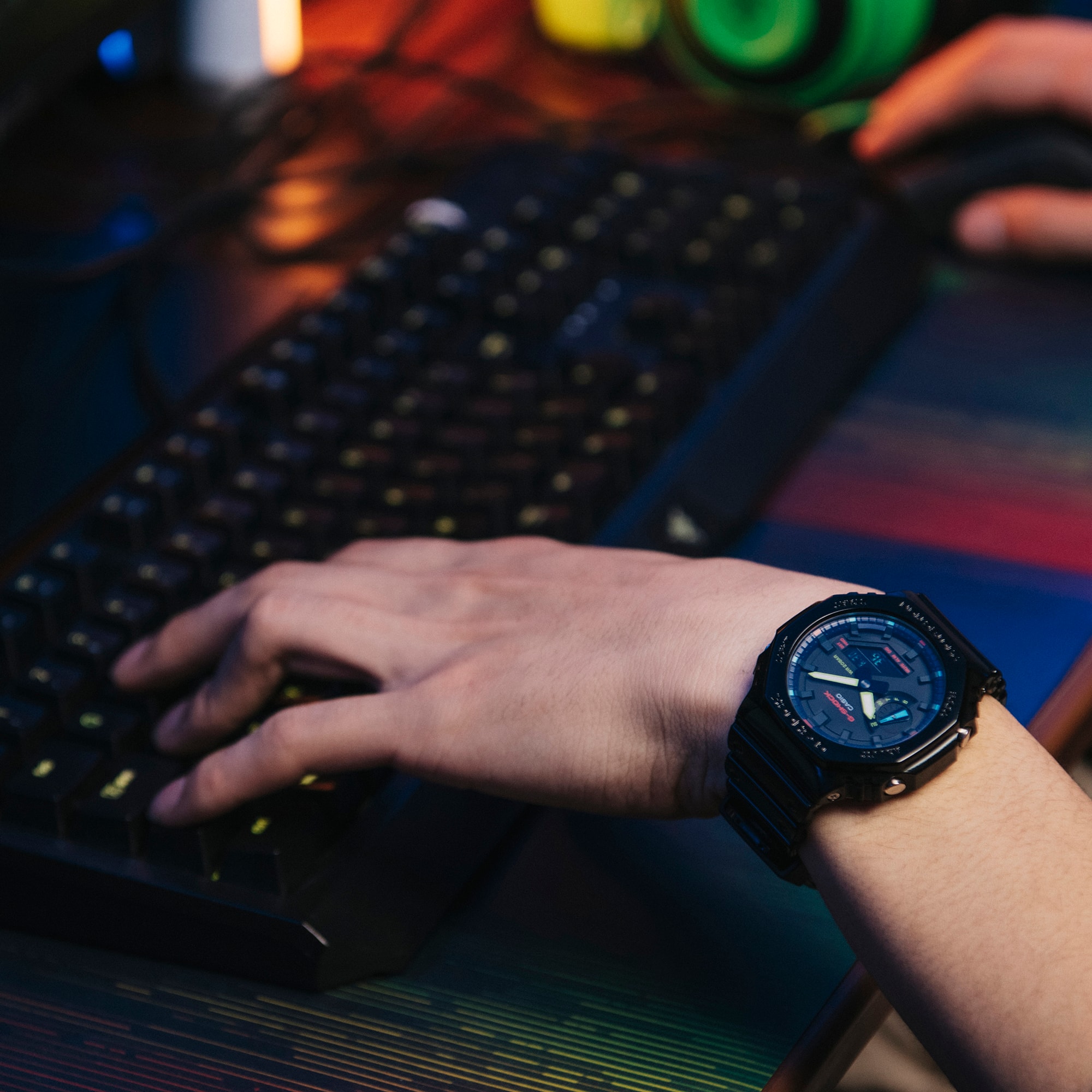 GA2100RGB-1A | G-SHOCK 2100 Series Black | CASIO