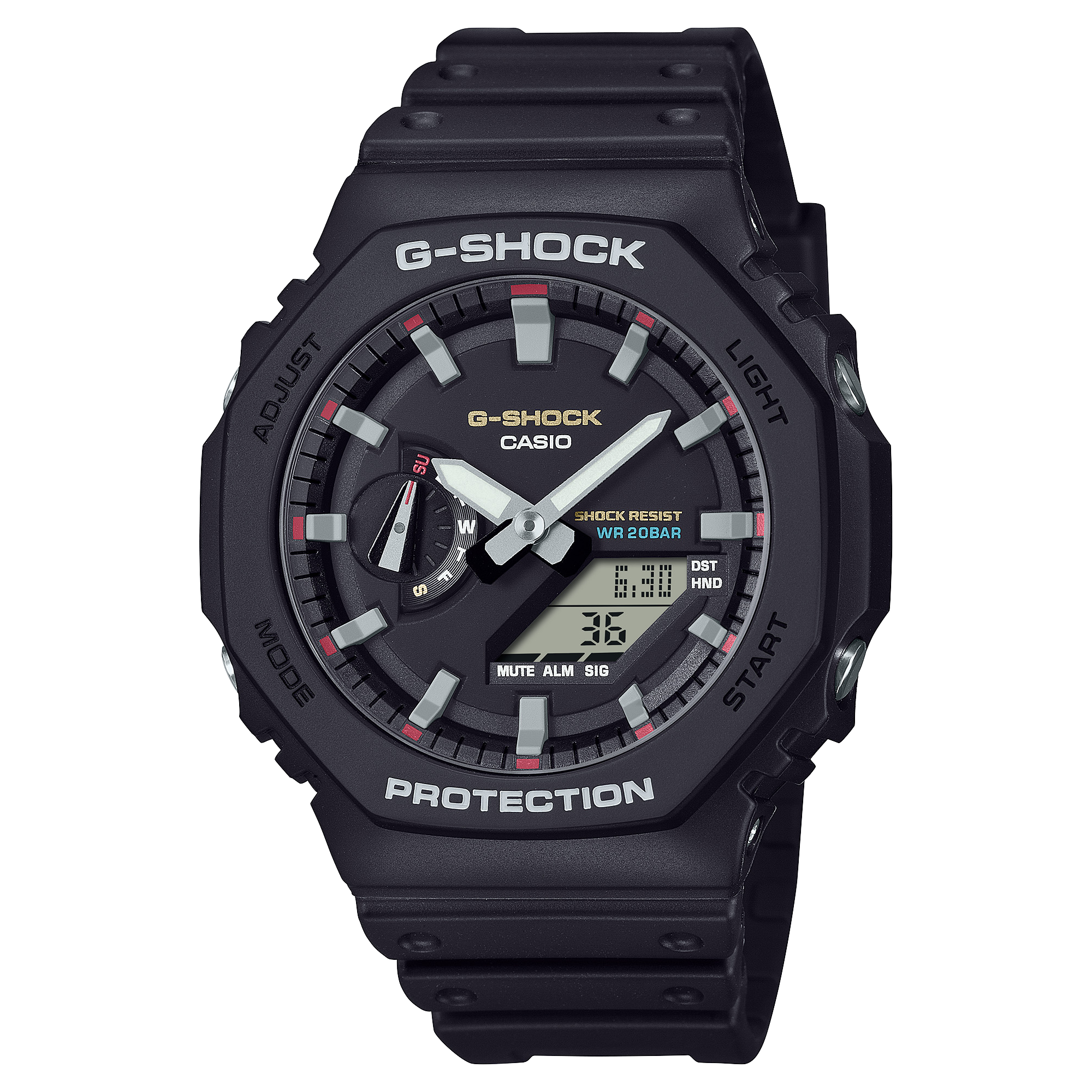 G-Shock GA-2100 — Rugged Layered · GA-2100RL-1A