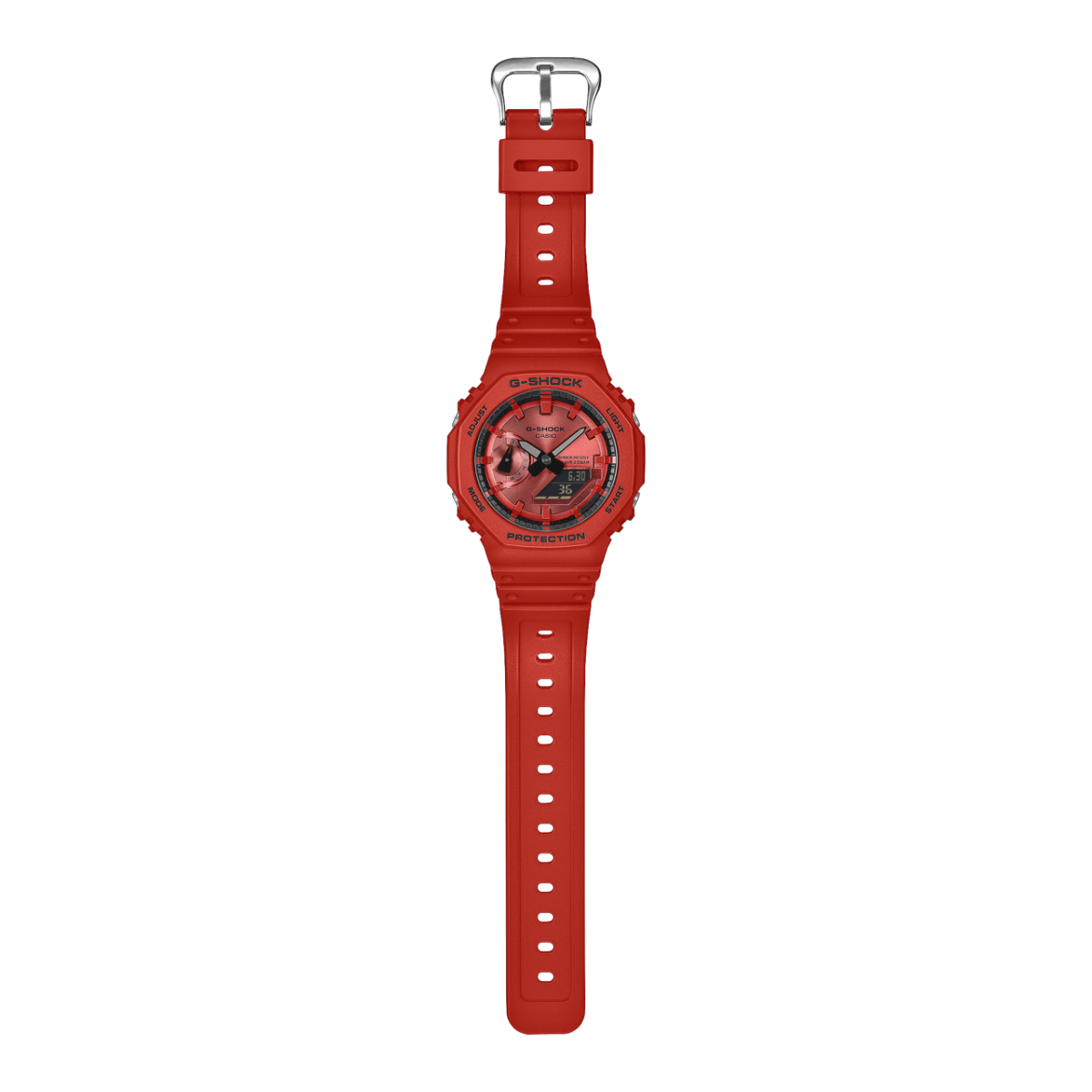 GA2100RRB-4A | G-SHOCK ANALOG-DIGITAL Red | CASIO