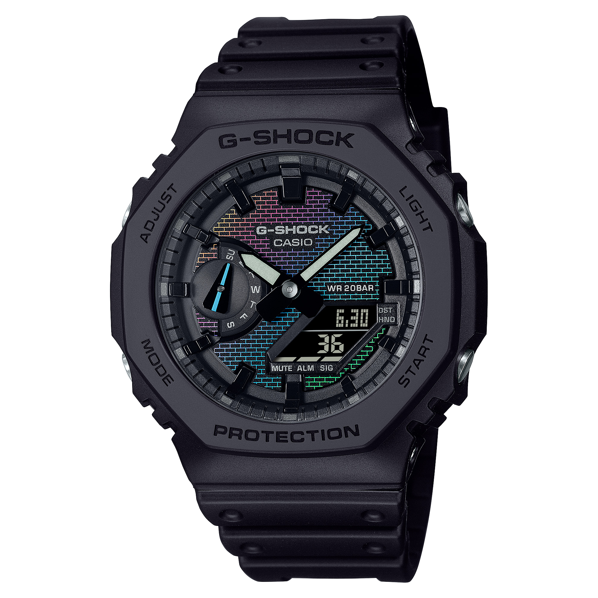 CASIO G-SHOCK GA-2100RW-1AJF 美品 GA2100RW-1A | G-SHOCK ANALOG-DIGITAL Black | CASIO