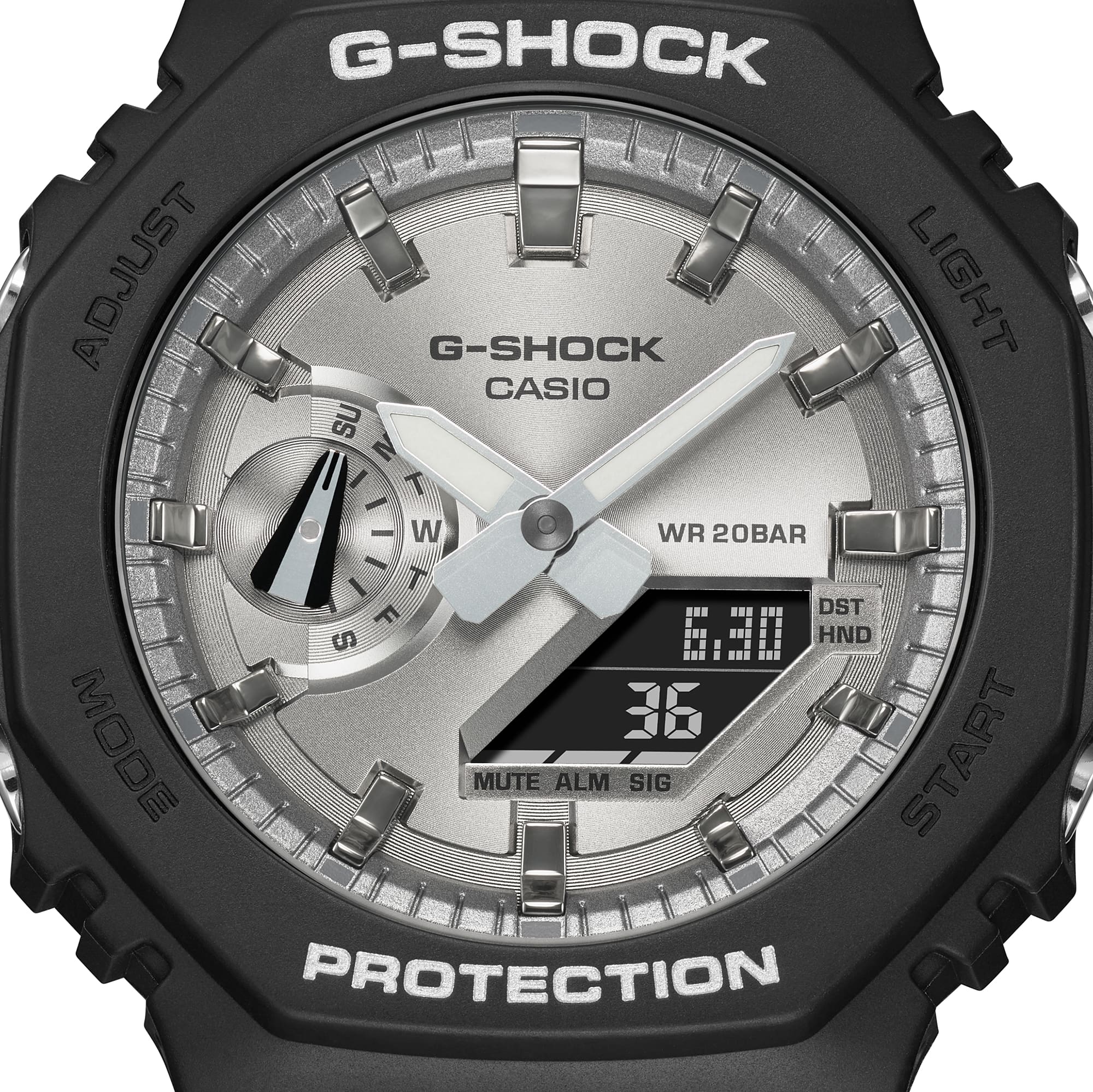 GA2100SB-1A | G-SHOCK 2100 Series Black | CASIO