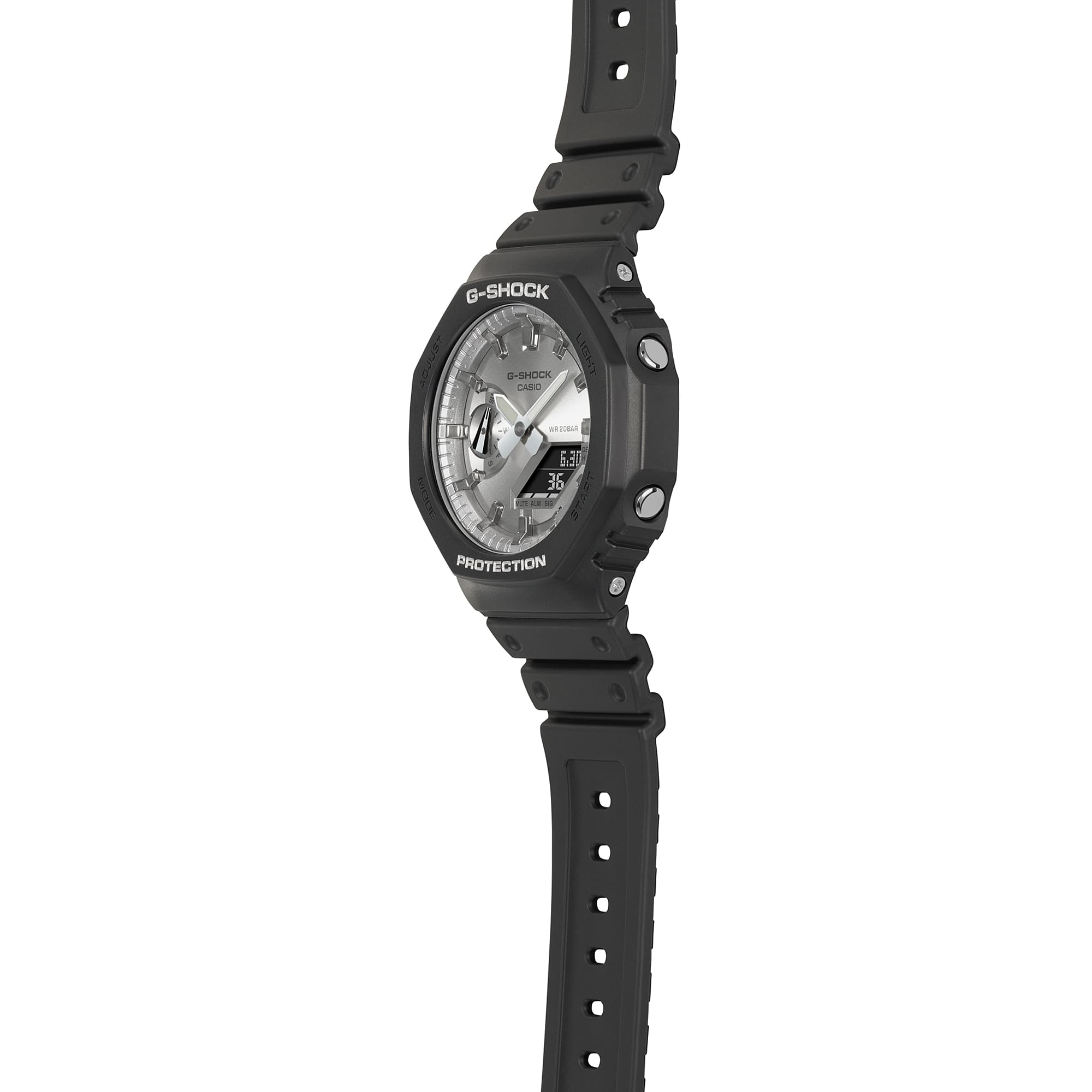 GA2100SB-1A | G-SHOCK 2100 Series Black | CASIO
