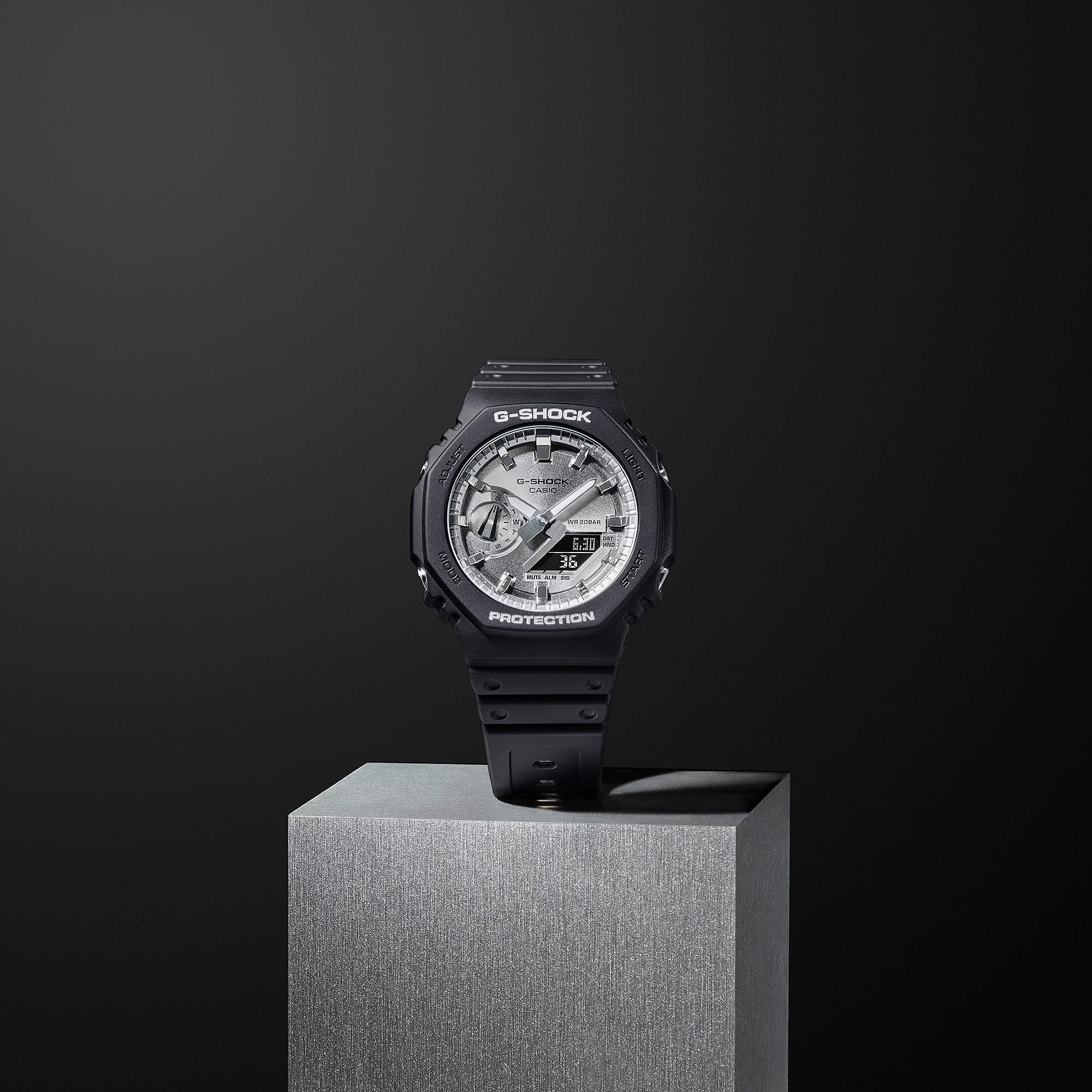 GA2100SB-1A | G-SHOCK 2100 Series Black | CASIO