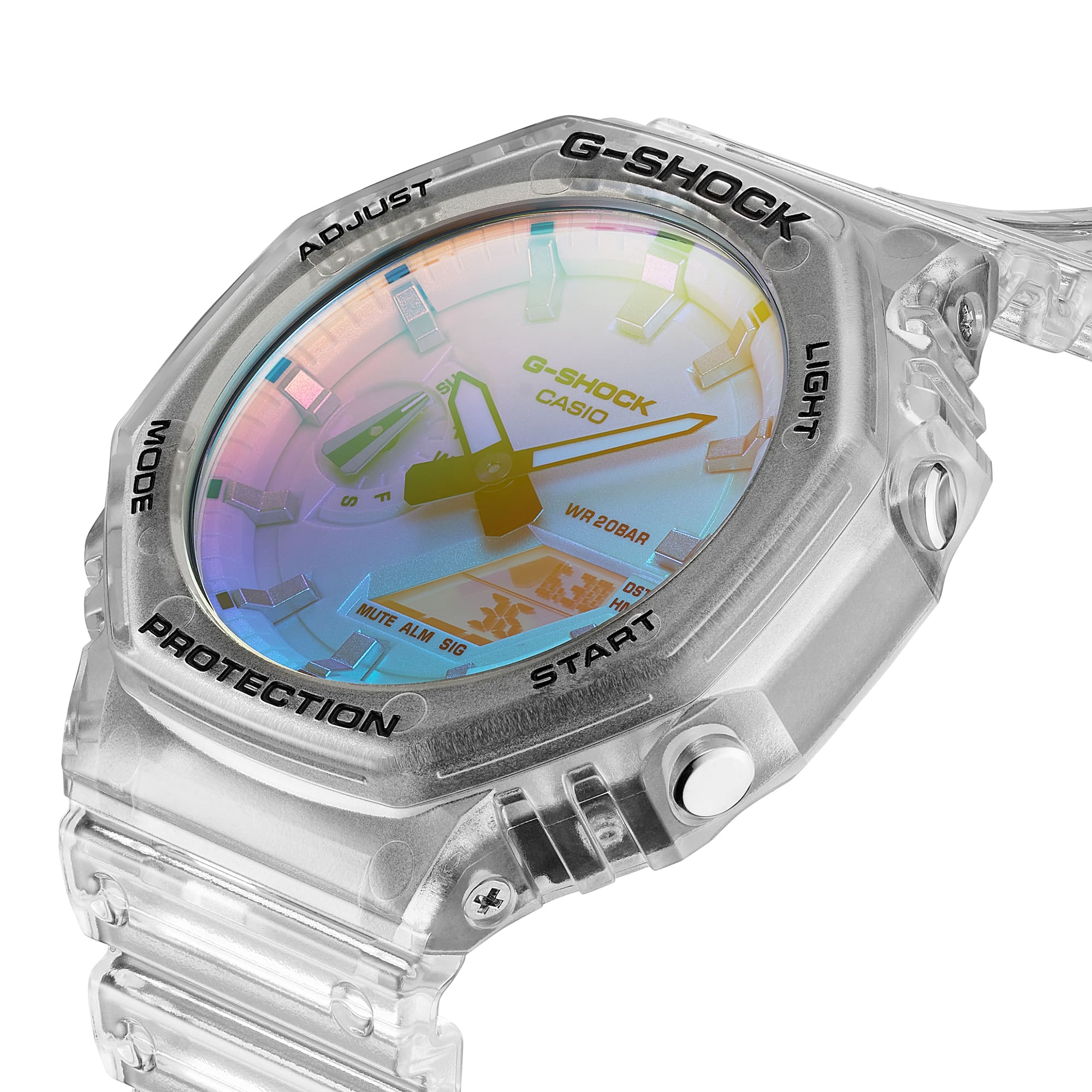 GA-2100SRS-7A | G-SHOCK ANALOG-DIGITAL Transparent color | CASIO