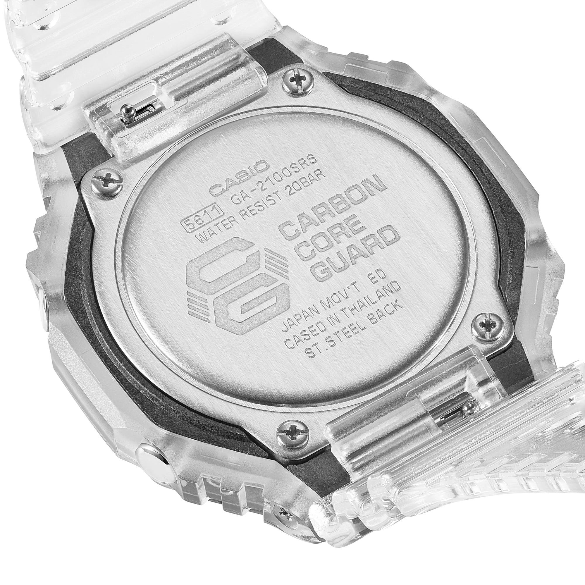 GA-2100SRS-7A | G-SHOCK ANALOG-DIGITAL Transparent color | CASIO