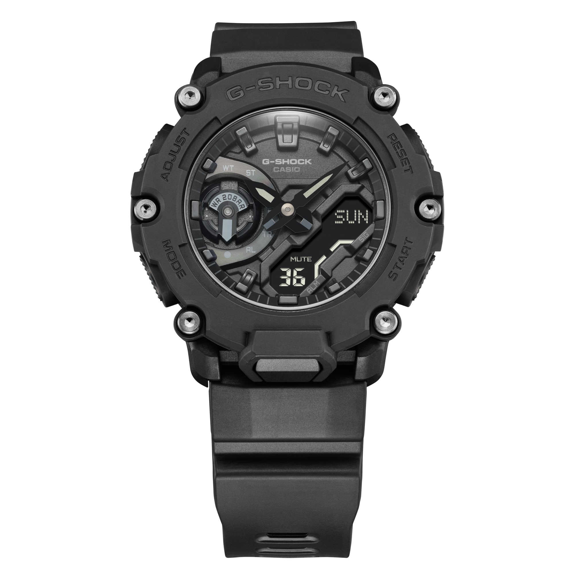 時計 CASIO G-SHOCK GA-2200BB-1AJF GA2200BB-1A | Analog-Digital Men's Watch G-SHOCK | CASIO