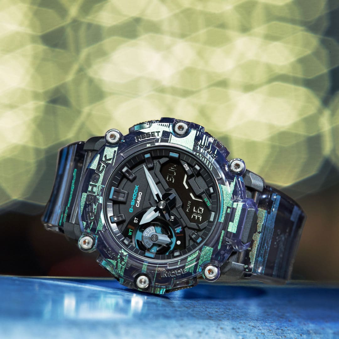 【良品】G-SHOCK GA-2200NN 迷彩柄 電池新品(127) GA2200NN-1A | Transparent Analog-Digital Men's Watch - G-SHOCK | CASIO