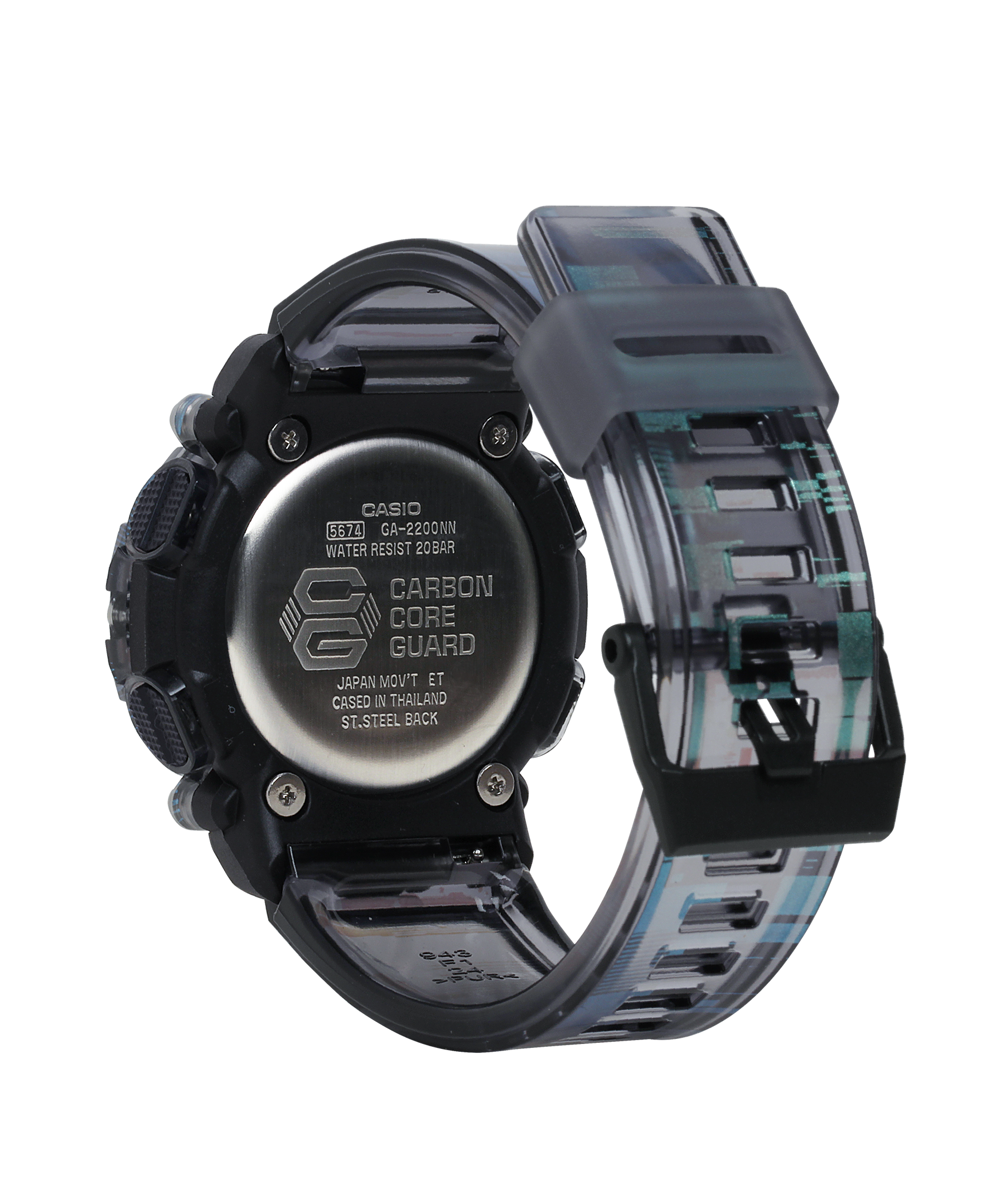 GA2200NN-1A | Transparent Analog-Digital Men's Watch - G-SHOCK | CASIO
