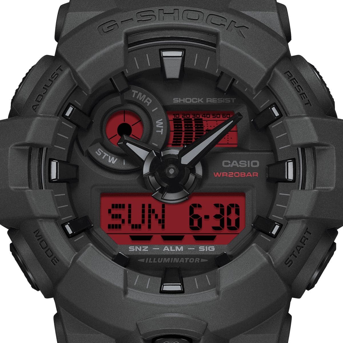 G-SHOCK GA-700BR-1A腕時計 GA700BBR-1A | G-SHOCK ANALOG-DIGITAL Black | CASIO