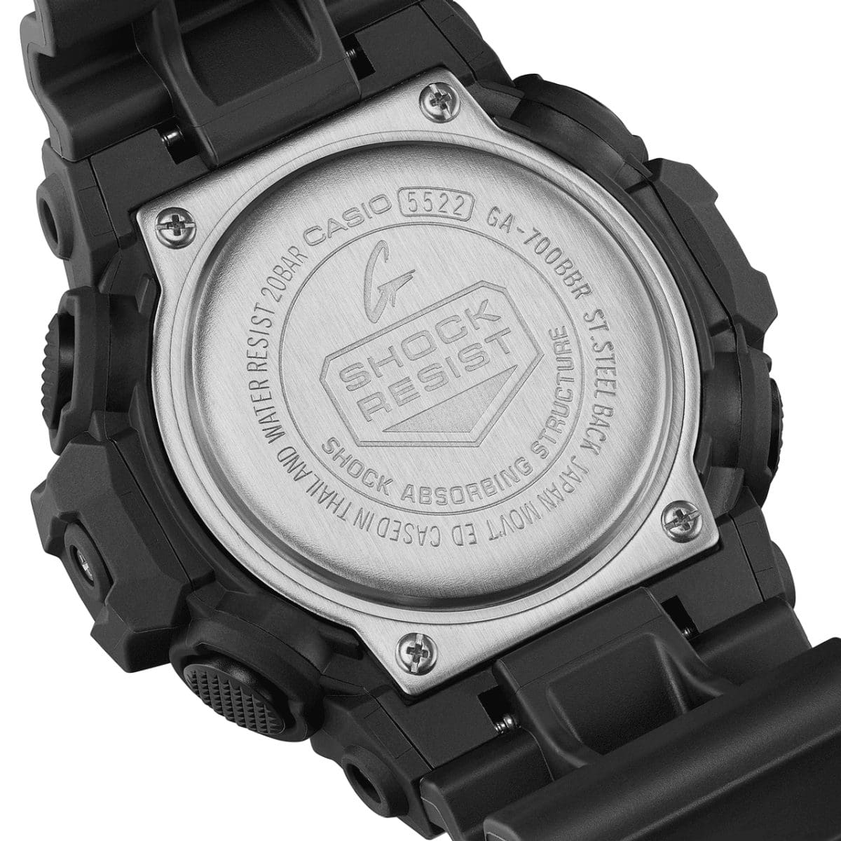 GA700BBR-1A | G-SHOCK ANALOG-DIGITAL Black | CASIO