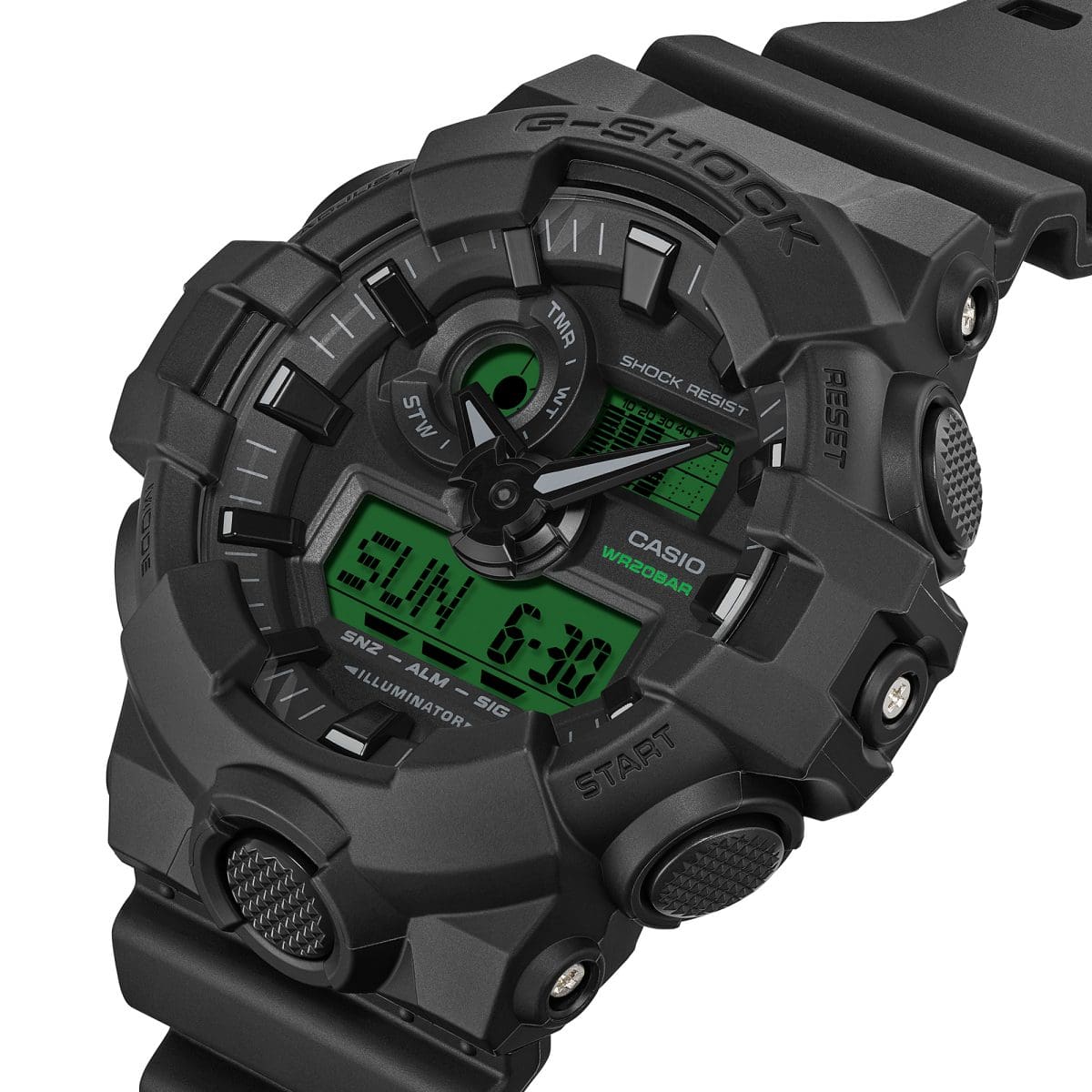 GA700BEG-1A | G-SHOCK ANALOG-DIGITAL Black | CASIO