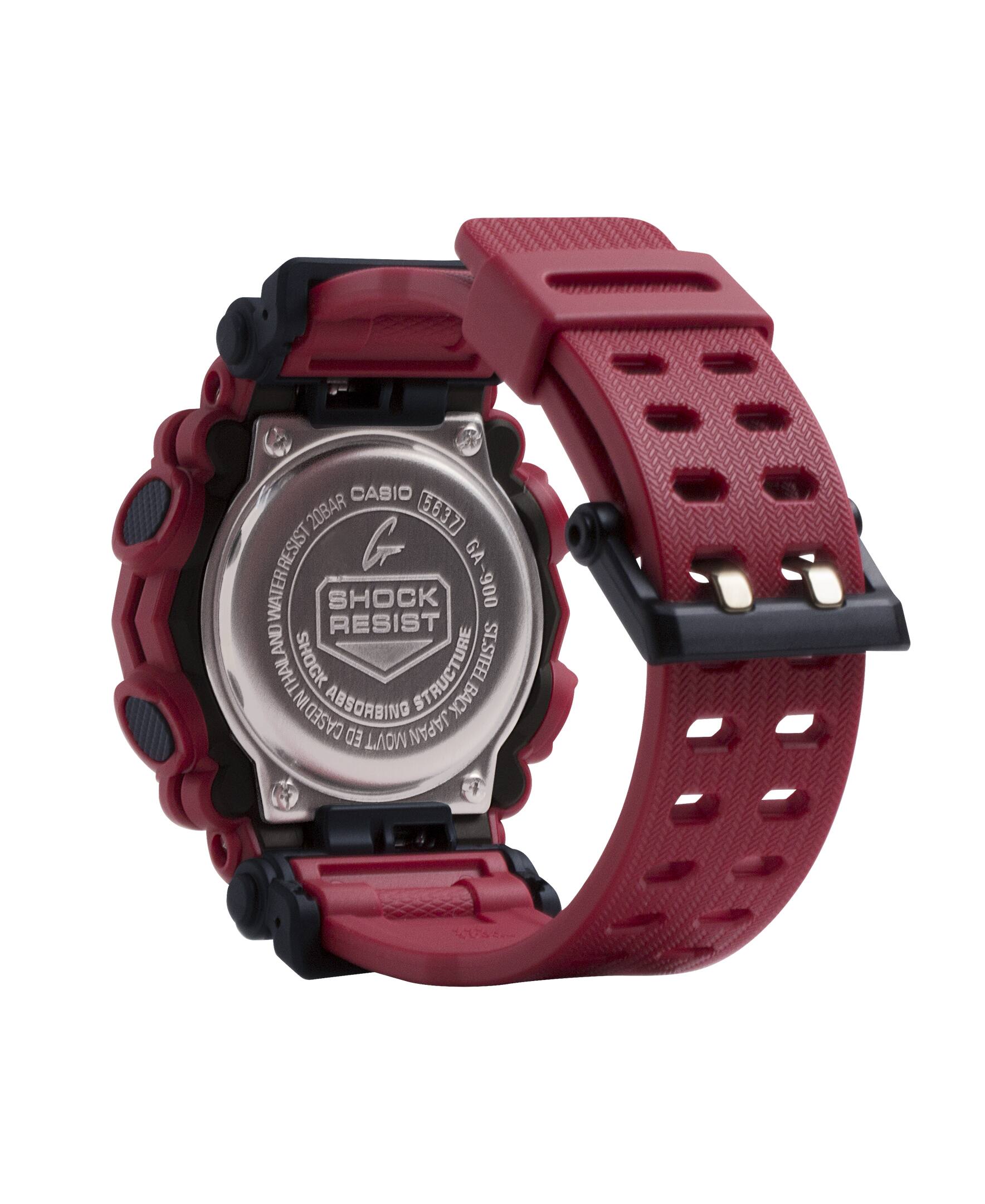 G-SHOCK 腕時計 GA-900 レッド GA900-4A | Analog-Digital Men's Watch G-SHOCK | CASIO