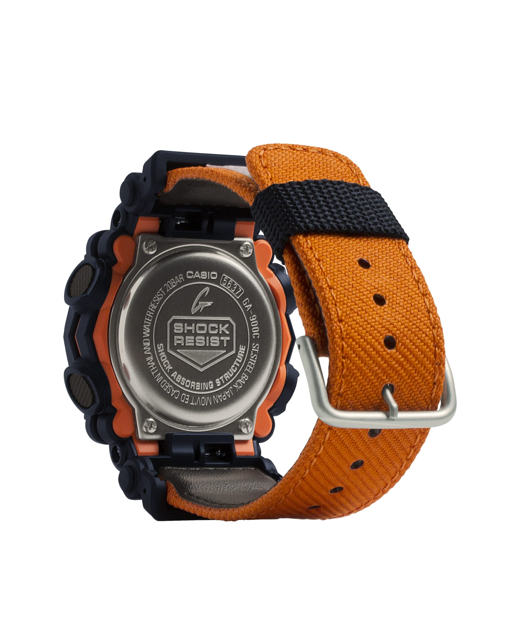 GA900C-1A4 | Analog-Digital Orange and Black Men's Watch G-SHOCK