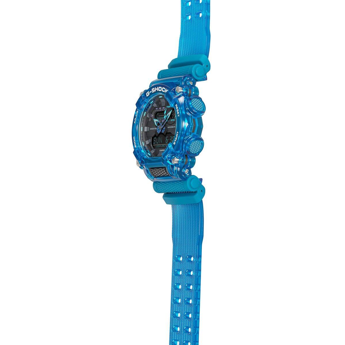 GA900SKL-2A | Transparent Analog-Digital Men