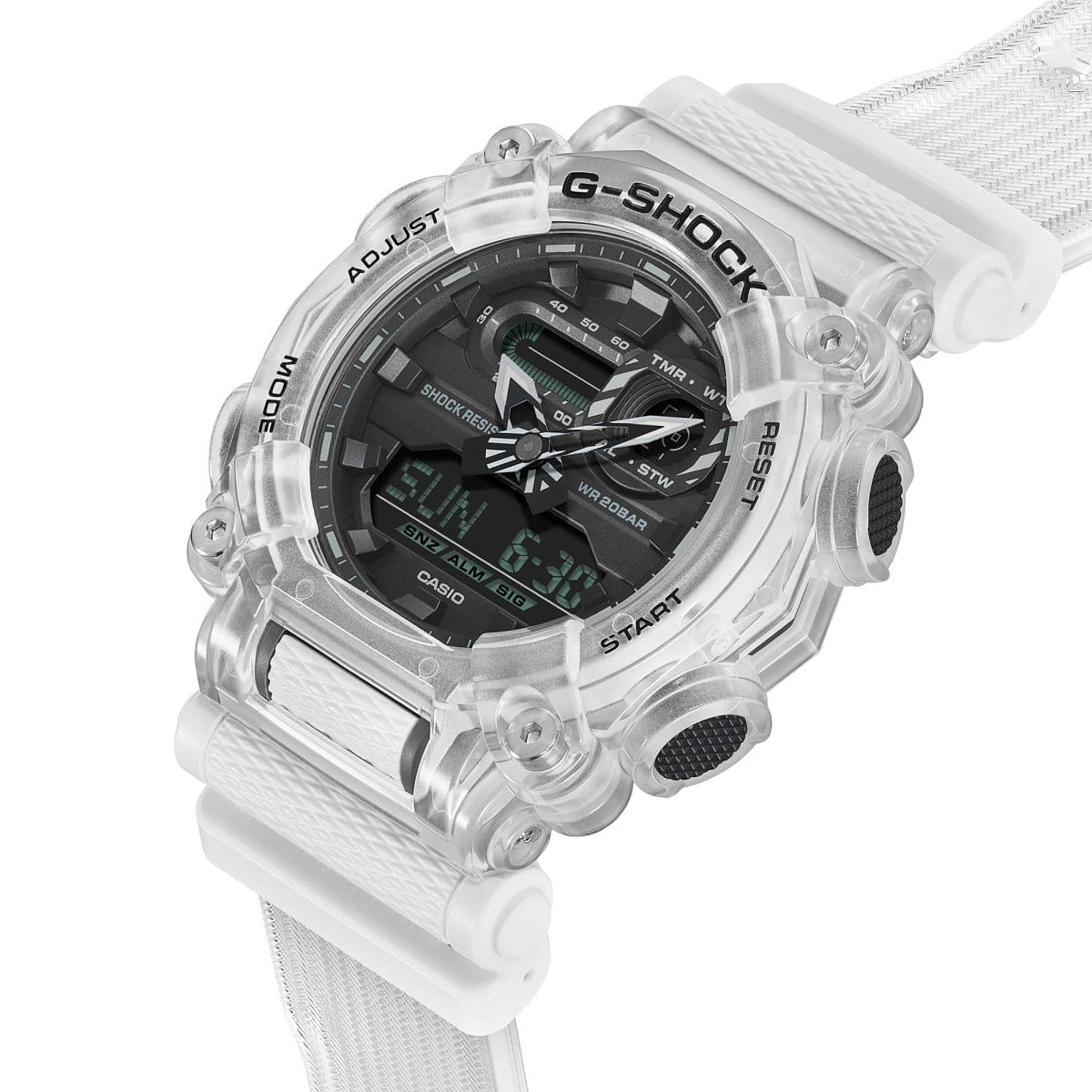 GA900SKL-7A | Transparent Analog-Digital Men