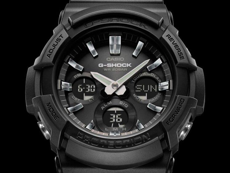 GAS100B-1A | Black Analog-Digital Men's Tough Solar Watch - G-SHOCK | CASIO