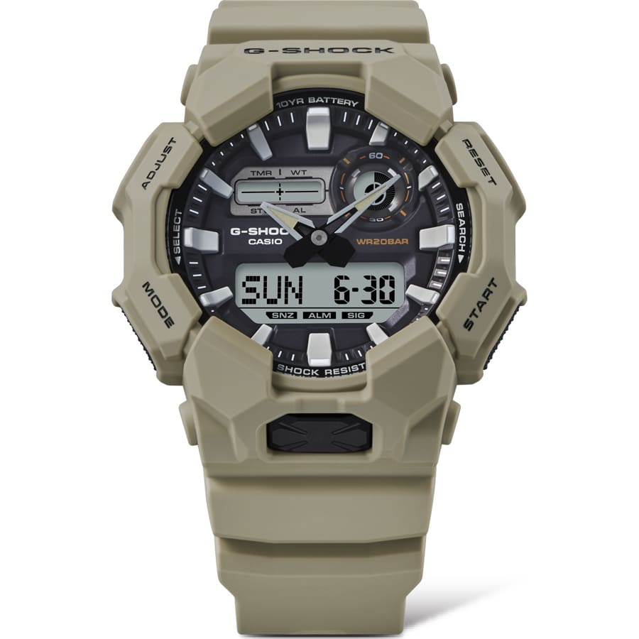 GA010-5A | G-SHOCK ANALOG-DIGITAL Brown | CASIO
