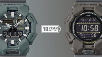GA-010CE-2A Long-lasting timepiece with approximately 10-year battery life